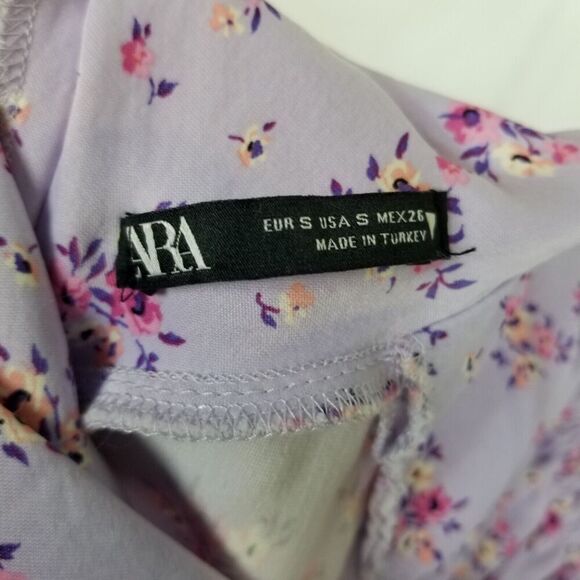 Zara Lavender Floral Midi Dress - Picture 8 of 10
